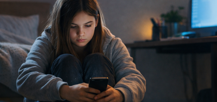 redes sociales en adolescentes